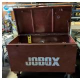 Heavy Duty Rolling Jobox, 35" x 51" x 24", Including Wire Brushes, Files, Hand Tools, Goggles, Level