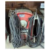 Lincoln Idealarc 250 AC/DC Welder, Model 250-250, Includes Leeds, On Rolling Cart