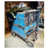Miller Dialarc 250 AC/DC Welder, Model 901564, Includes Leeds, On Rolling Cart
