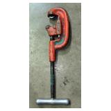 Ridgid Pipe Threader Ratchets, Qty 2, Dies, Reemer, And Pipe Cutter