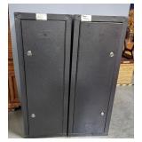 Homak Gun Safes, Qty 2, No Key, 19.5" L x 10" W x 53.5" H