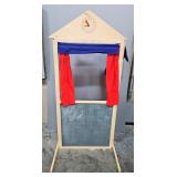 Folding Pine Wood Puppet Theater Stage, 61" x 48"