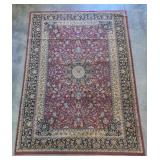 The Chairman Collection Oriental Area Rug, Parthenon Wine Design, 7