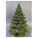 Vintage Ceramic Christmas Tree Light, 21" H