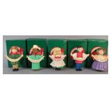 Hallmark Collections Ornaments Including, Boy In Fur Hat- Russian Wish, African Boy- Swahili Wish, G