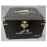 Storage Box With Hinged Lid, Twist Lock, Side Handles, And Corner Guards, 9" x 14" x 14", Branded Po