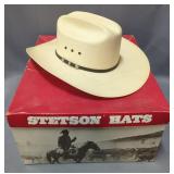 Stetson Cowboy Hat, Size 7-1/4, In Box