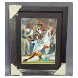 A J Green #18 Cincinnati Bengals Autographed Picture With COA, Framed And Matted, 19" W x 23" H