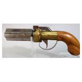 CMC (Colt Mfg Co) Unknown Cal 4-Shot Black Powder Pepperbox Pistol SN# 23549P