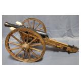 .64 Cal Black Powder Scale Model Cannon, Fires, Approx 11.5" High x 27" Long x 15.5" Wide