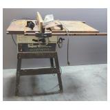Rockwell Super 10 Table Saw, On Stand
