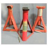 Jack Stands, Qty 3, 3,000 lb Capacity