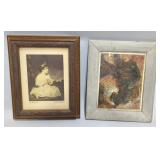 Sir Joshua Reynolds Age Of Innocence Print, And Ink & Water Color Art Work By McCullough Titled Not 
