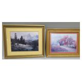 Dalhart Windberg (American, 1933- ) Prints Of Melody Of the Maroon Bells, And Country Stone Home, Bo