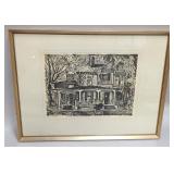 Robert MacDonald Graham Jr (American, 1919-2003) The Thomas Wolfes Home, Ashville, North Carolina Li