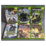 X Box Games Including Halo, Hulk, Time Splitters 2, Conflict: Desert Storm II, Full Spectrum Warrior