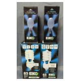 Eiko Arc Master Metal Halide Lights, 175 Watts, Qty 2, And Eiko 85 Watt And 65 Watt CFL Bulbs, 41 Me