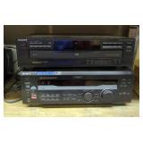 Sony Digital Audio/Video Control Center, Model STR-DE545, Sony 5 Disc Compact Disc Player, Model CDP
