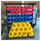Store House Parts Rack, Includes 54 Bins, 37" x 12" x 45"