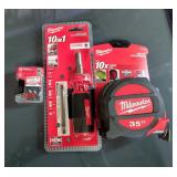 Milwaukee Hand Tools Including 10-In-1 ECX Multi-Bit Driver, Model 48-22-2101, Fastback Flip Utility