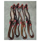 Wall-Mounted Decorative Anchors, 19" x 29", Qty 2, New In Box And Wood Wall-Mounted Tribal Style Liz