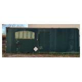 Tiny House/Cabin Converted From Metal Container With 2 Rooms, Kitchen Cupboards, Shower Stall, Wired