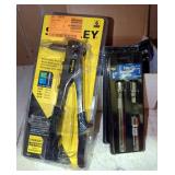 Stanley Heavy Duty Riveter, Model MR55, Toolworks 3 Piece Ratcheting Box Wrench Set, And UST 3/8" Dr