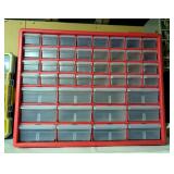 Akro-Mils 44 Bin Storage Organizer, 15 1/2" X 20" X 6 1/2", Qty 2