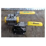 FNW 1" Ball Valves, Model CF3M, Qty 3, Sharpe Ball Valves, Qty 1, And More, Total Approximate Qty 8