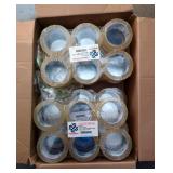 Double Bond Carton Sealing / Moving Tape, Qty 6 Packages Of 6 Rolls Tape Dispenser, Qty 1, Marker Fl