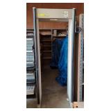 Garrett 30" Walk-Through Gray 10 Point Metal Detector, Model PD6500i, 88" x 34.5" x 23.5"