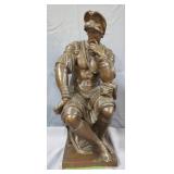 Bronze Ferdinand Barbedienne Fondeur Duke Of Urbino Sculpture, 24" x 10" x 12"
