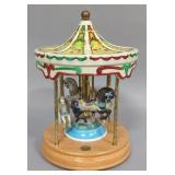 Tobin Farley Limited Edition Carousel Music Box, 16.5" x 11"