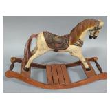 Cast Doll Sized Rocking Horse
