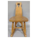 Hand Crafted Folk Art Chair