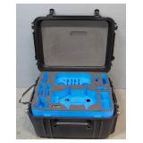 Seahorse SE1220 Protective Case, In-Line Wheels, Telescoping Handle, Side Handles, Foam Insert, In B