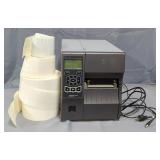 Zebra ZT410 Barcode Label Printer, Powers On, And Label Rolls