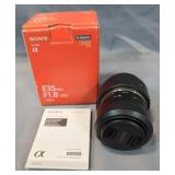 Sony E35mm F1.8 OSS Lens