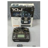 Futaba 10J 10-Channel Digital Proportional R/C System, 2.4GHz T-FHSS, In Box, Powers On