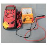 Amprobe 37XR-A Digital Multimeter (Ohms Bad), And Multimeter Model TY-360