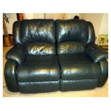 Lonestar Hunter Leatherette Reclining Loveseat, 60"L x 36"D x 36"T