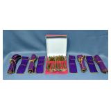 Fine Arts Sterling Silver Flatware, Tranquility Pattern, Includes Sets Qty 4 And 4 Additional Spoons