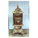 Vintage Comfort Stove Metal Wood Burning Stove, 54" x 20" Diameter