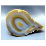 Natural Agate Polished Geode, 3.5"
