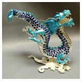 Oriental Dragon Figurine, 4"