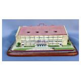 The Danbury Mint Resin KU Jayhawks Allen Fieldhouse Replica With Removable Roof, 3" x 9" x 7.5"