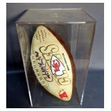 Kansas City Chiefs Limited Edition Of 25,000 Series Four Football, Signed By #78 Bobby Bell, #32 Cur