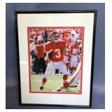 Framed Matted Under Glass Kansas City Chiefs Prints, 14" x 11.5", Qty 2, And Starstruck Series "Litt