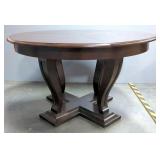 Encore IHF Inspiring Home Furnishings Extendable Jupe Table, 78-99, Extended Size, 31" x 70", Closed