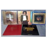 The Bee Gees, The Jackson Five, Michael Jackson And The Doobie Brothers LP Record Albums, Total Qty 